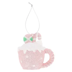 Hanger tas roze 9 x 10 cm