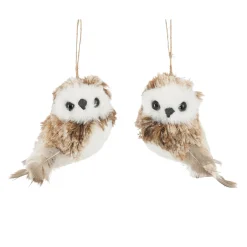 Hanger uil bruin 10 cm