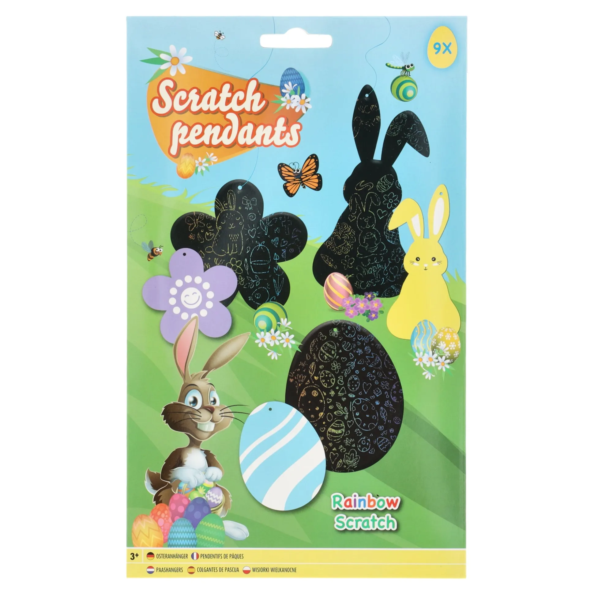 Hangers scratch Pasen 9st