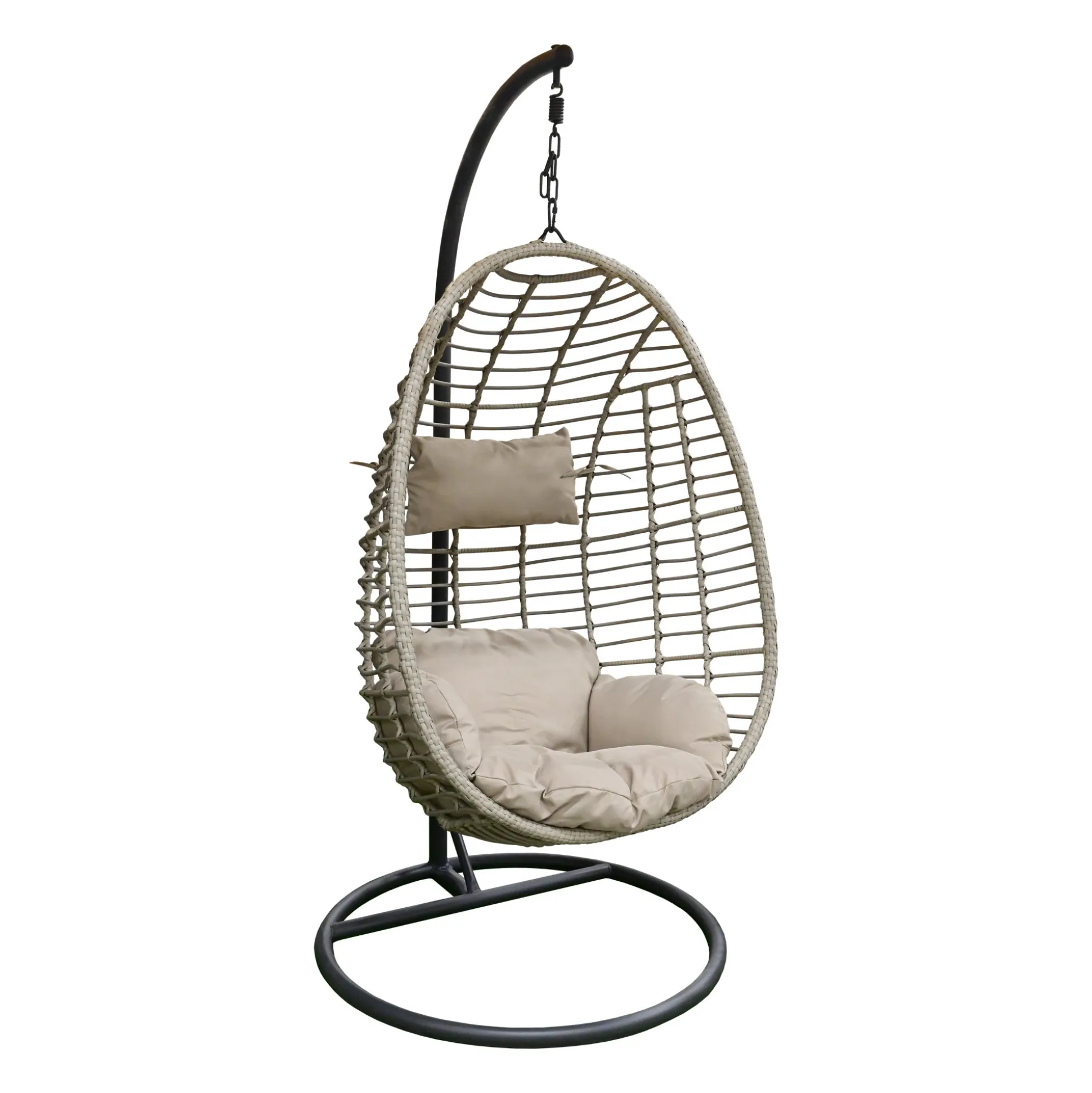 Hangstoel Bresa Taupe Bois le Duc