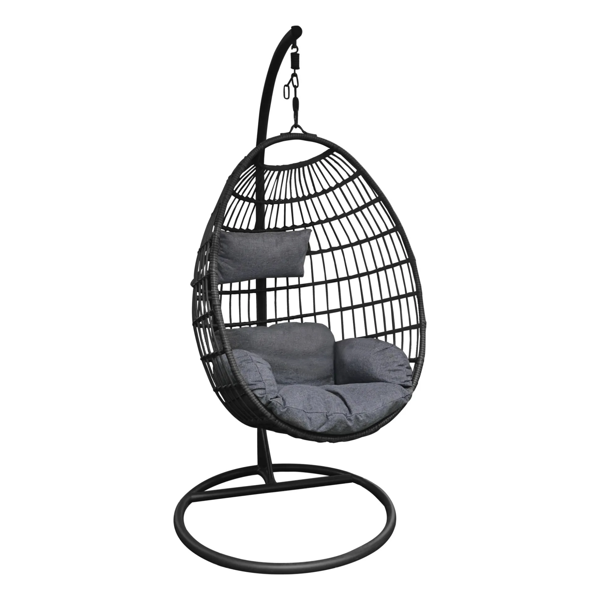 Hangstoel Giavo Antraciet Bois le Duc