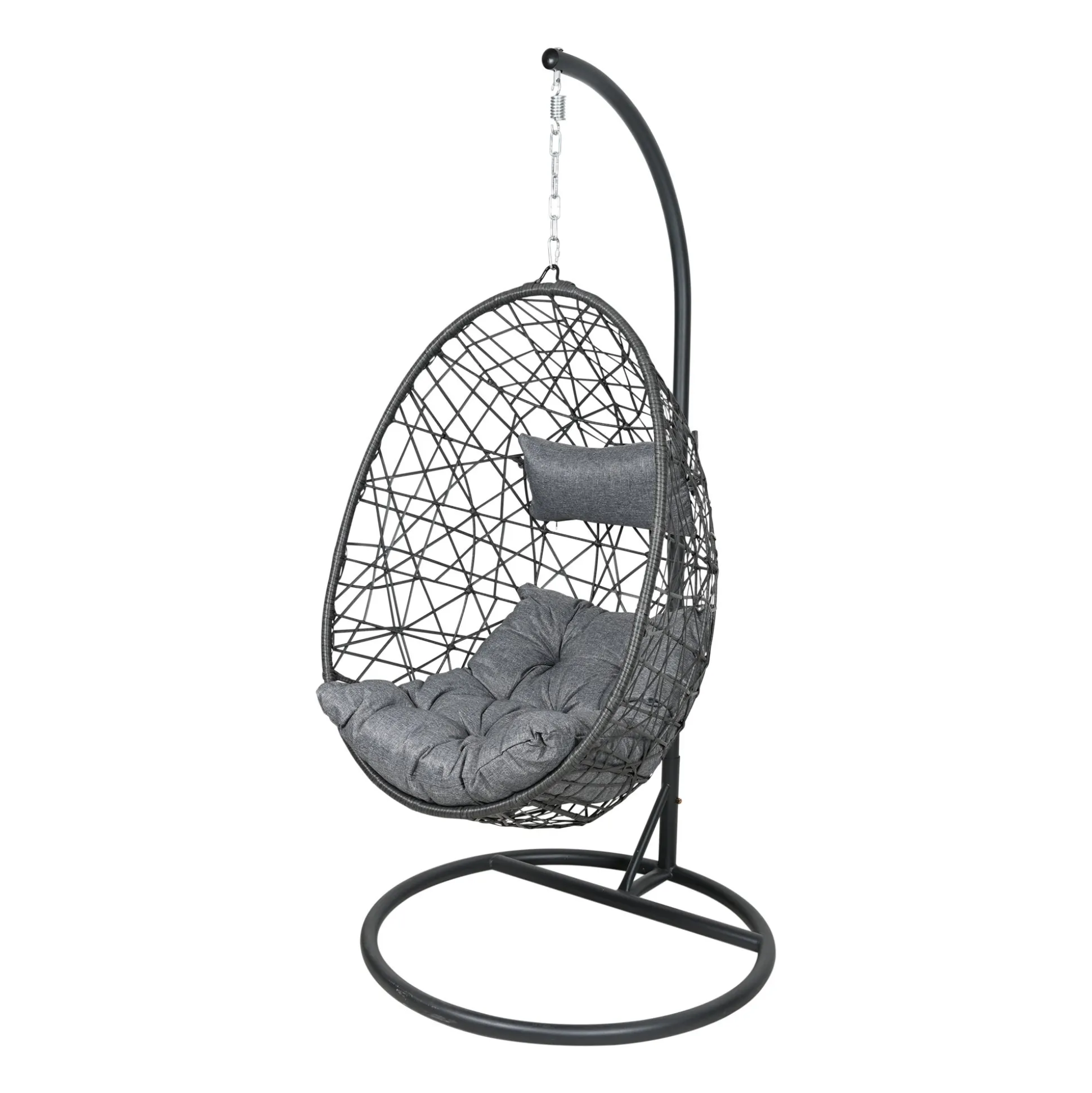 Hangstoel Udine Antraciet Bois le Duc