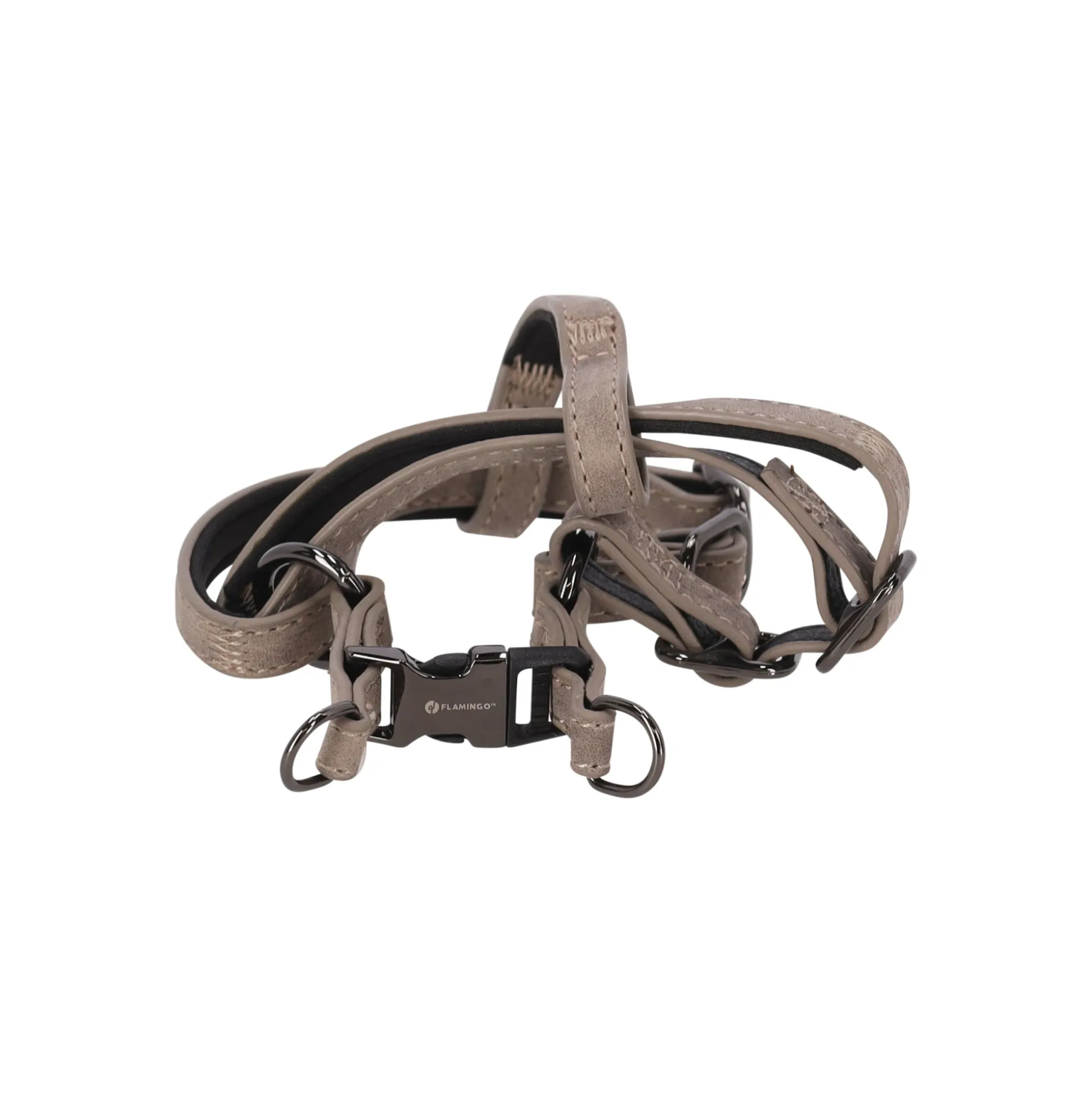 Harnas Delu taupe XS 30-35cm 10mm