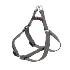 Harnas Step&go Ziggi donkergrijs XS 10mm 20-35cm FP