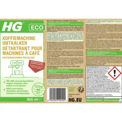 HG ECO koffiemachine ontkalker citroenzuur 0.5L NL/BE