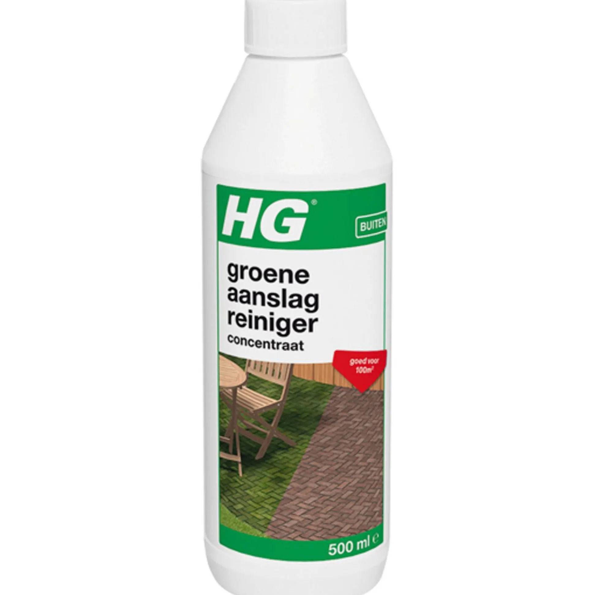 HG groene aanslagreiniger concentraat 0.5L NL
