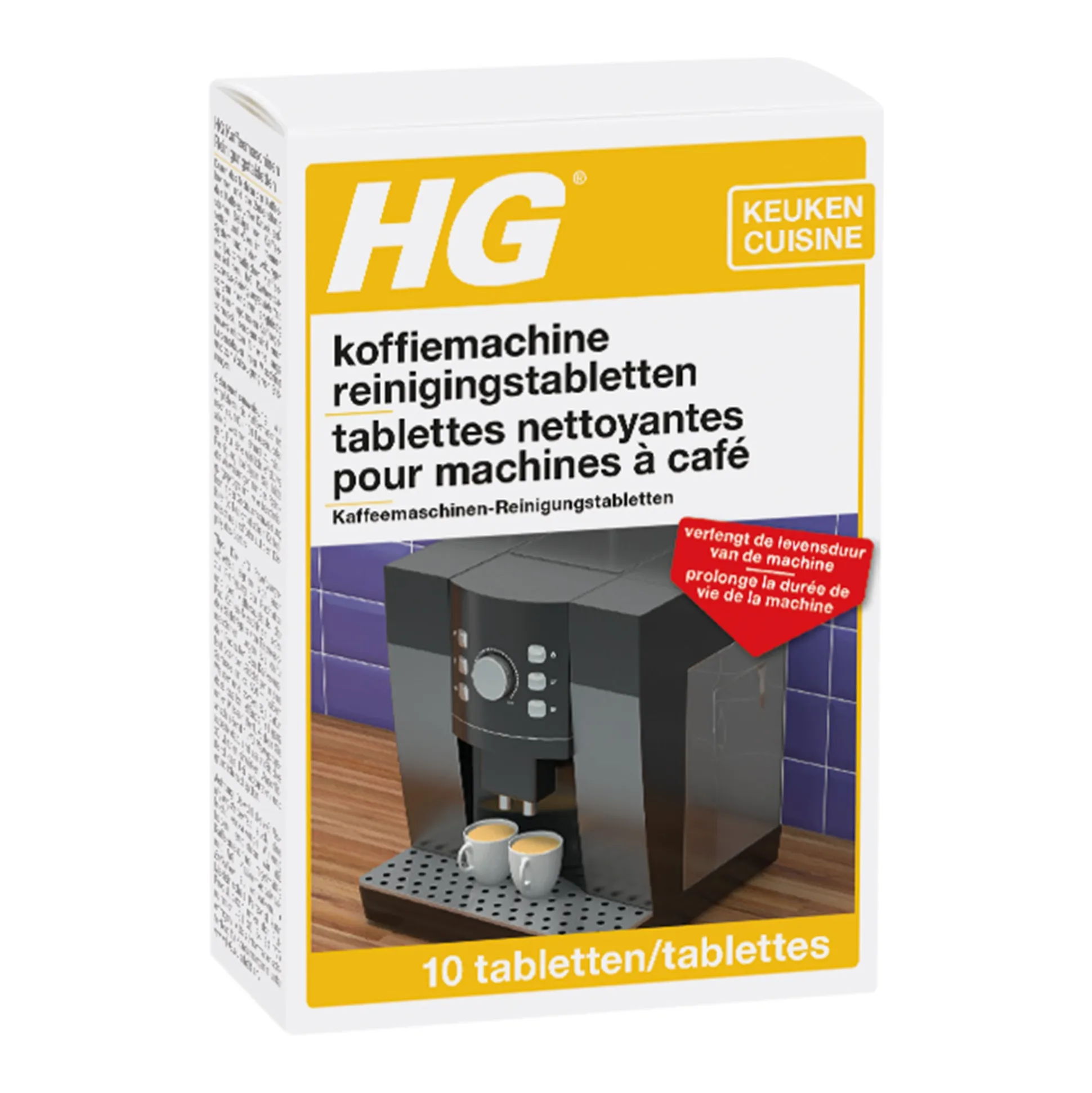 HG koffiemachine reinigingstabletten