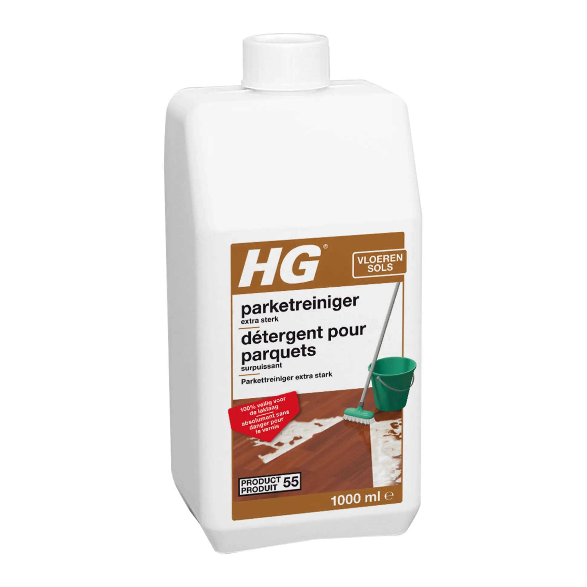 HG parket en hout krachtreiniger