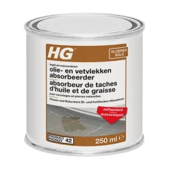 HG tegel- en natuursteen olie- en vetvlekken absorbe...