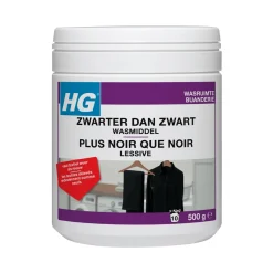 HG zwarter dan zwart wasmiddel