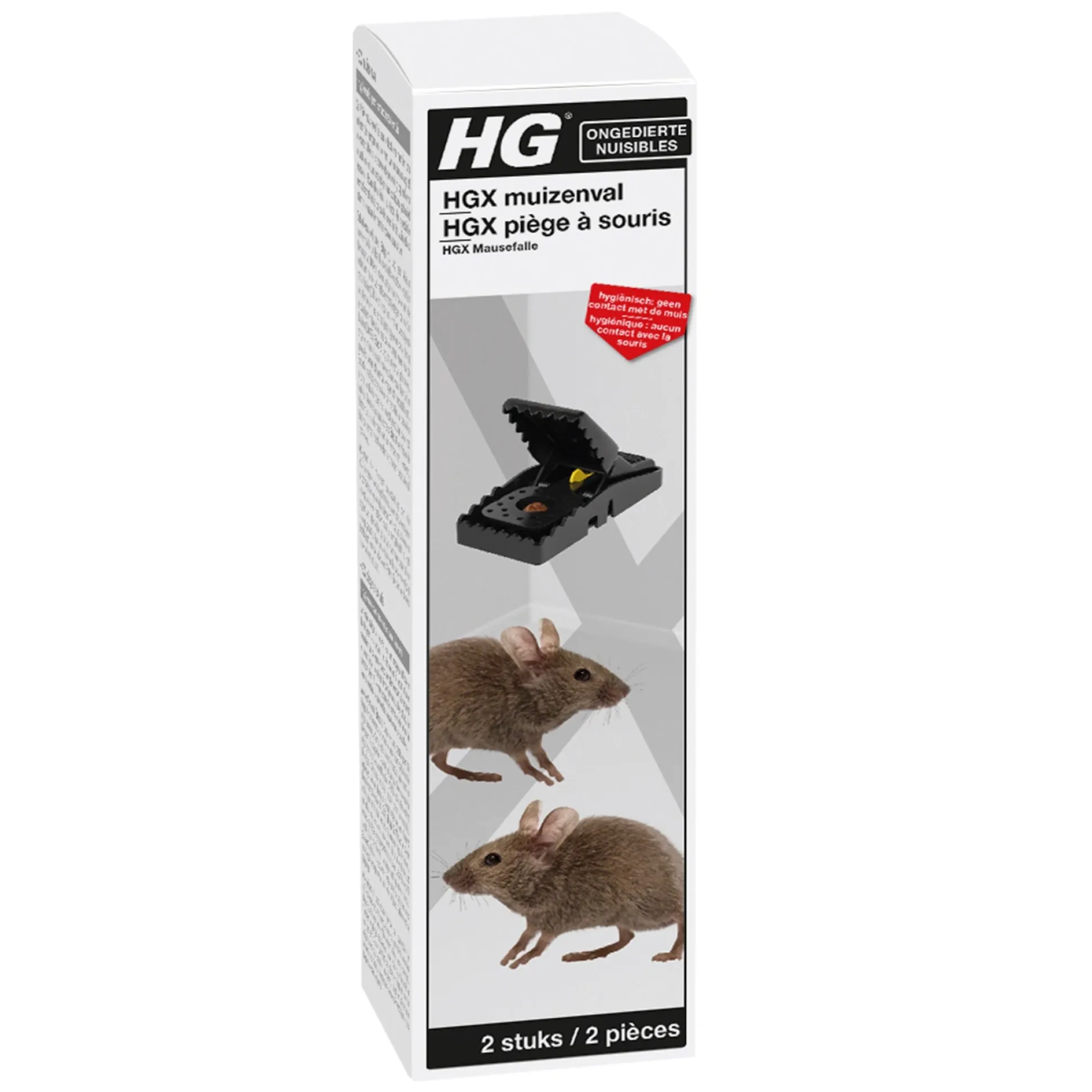 HGX muizenval 2 stuks