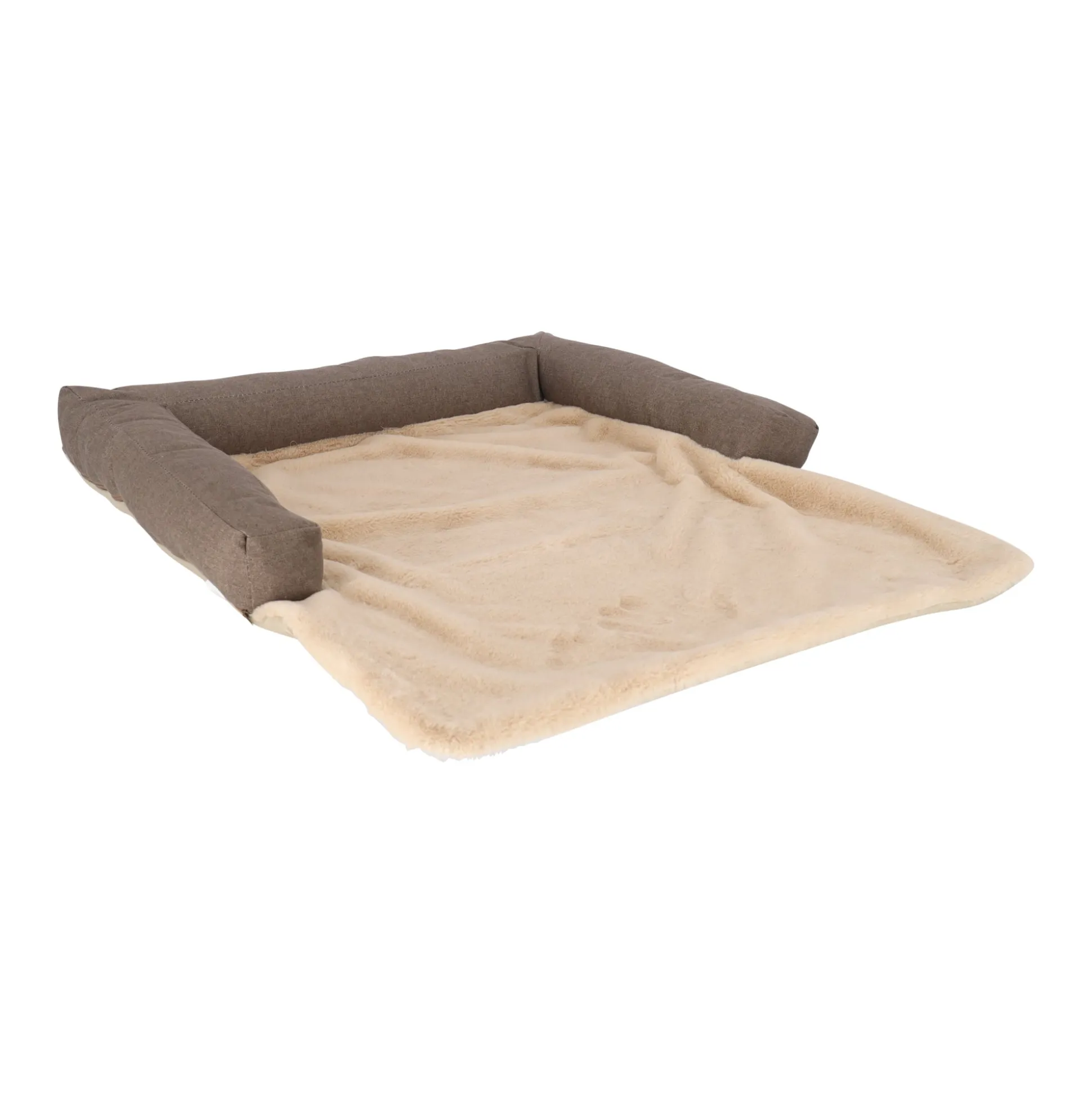 Hondenk protector Oxford/Lapit taupe 90x80cm