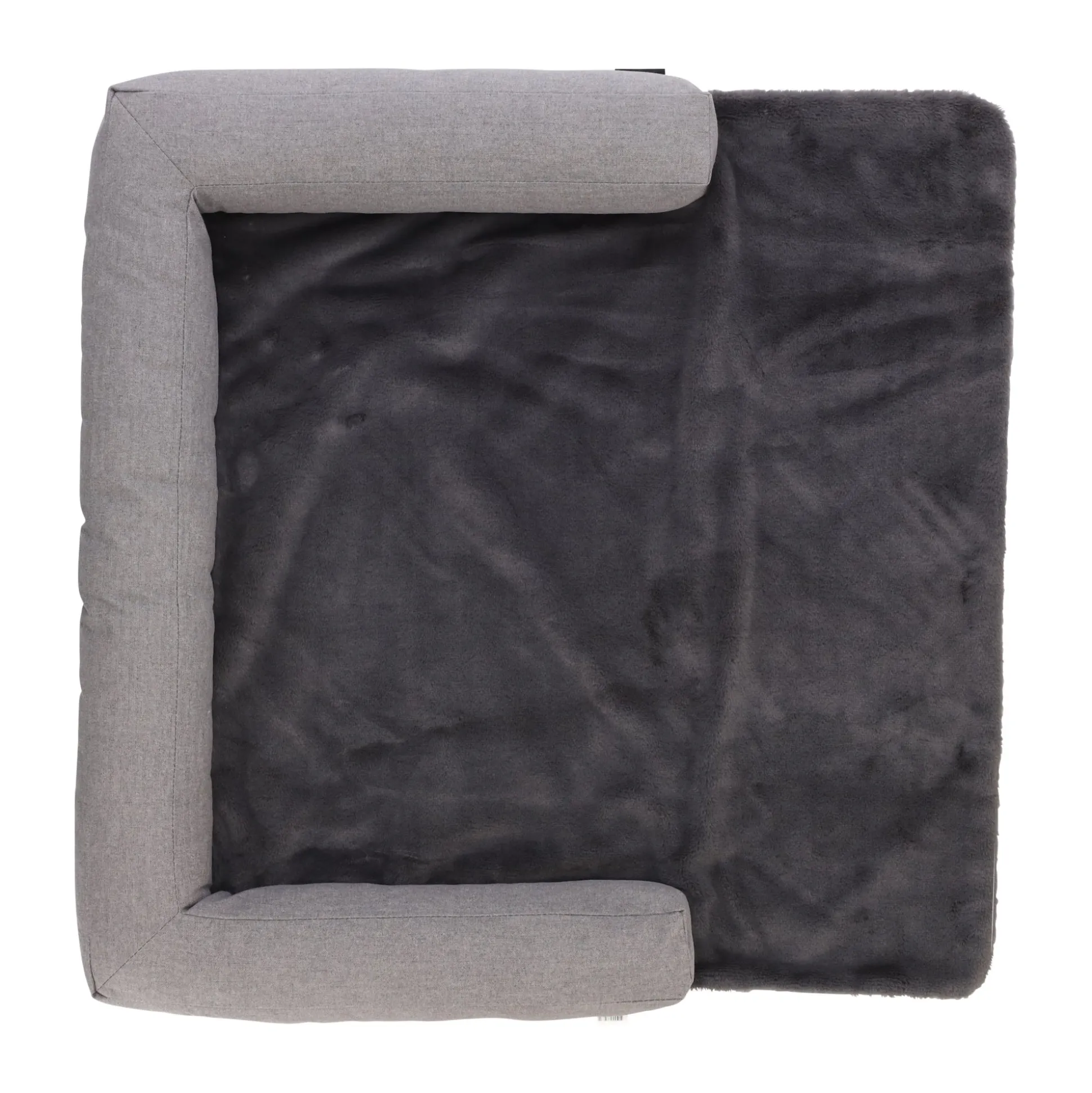 Hondenk protector Oxford/Lapit grey 120x90cm