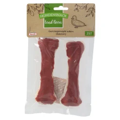 Hondensnack been eend 15cm 2st