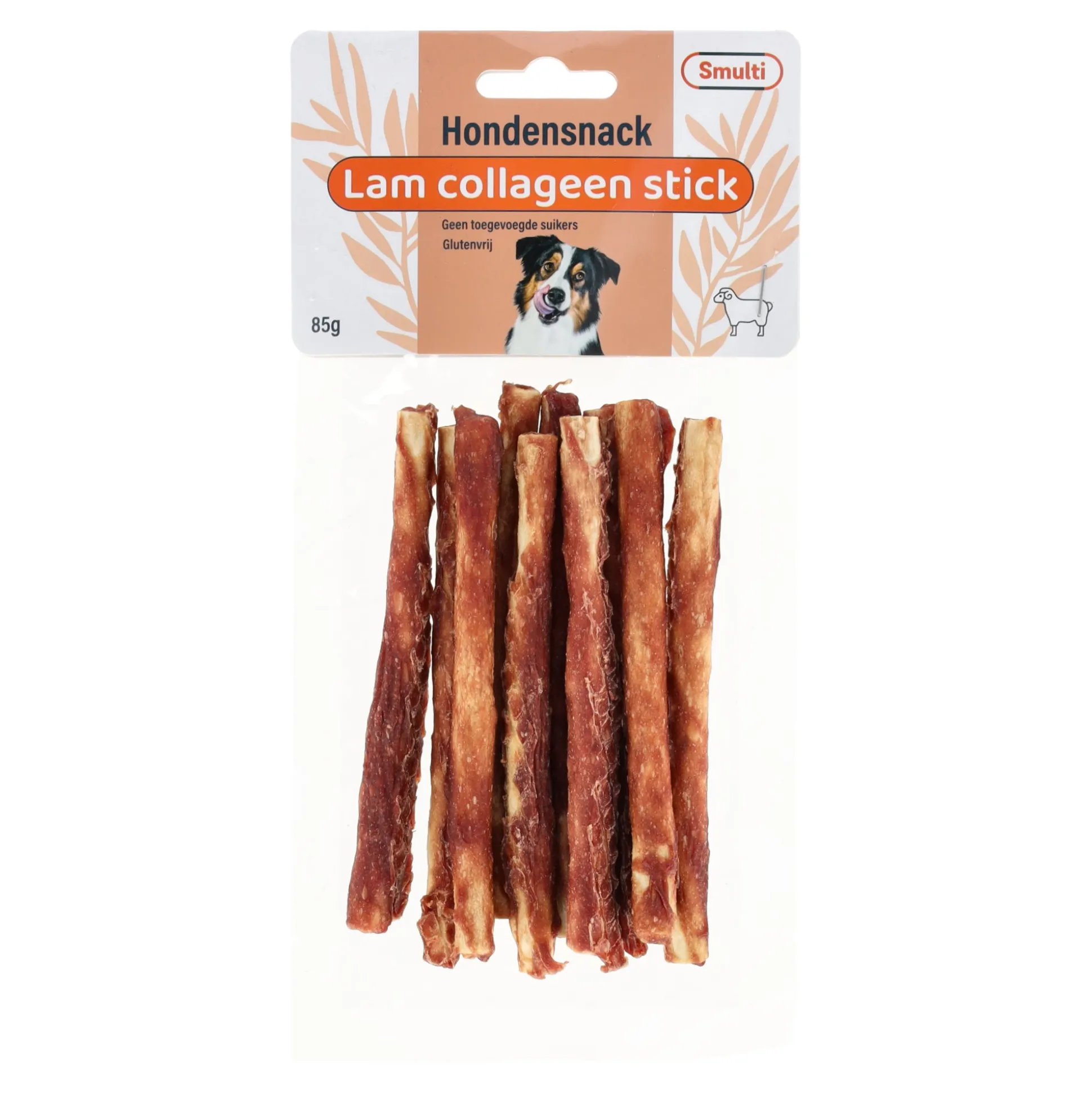 Hondensnack collageen lam stick 85g