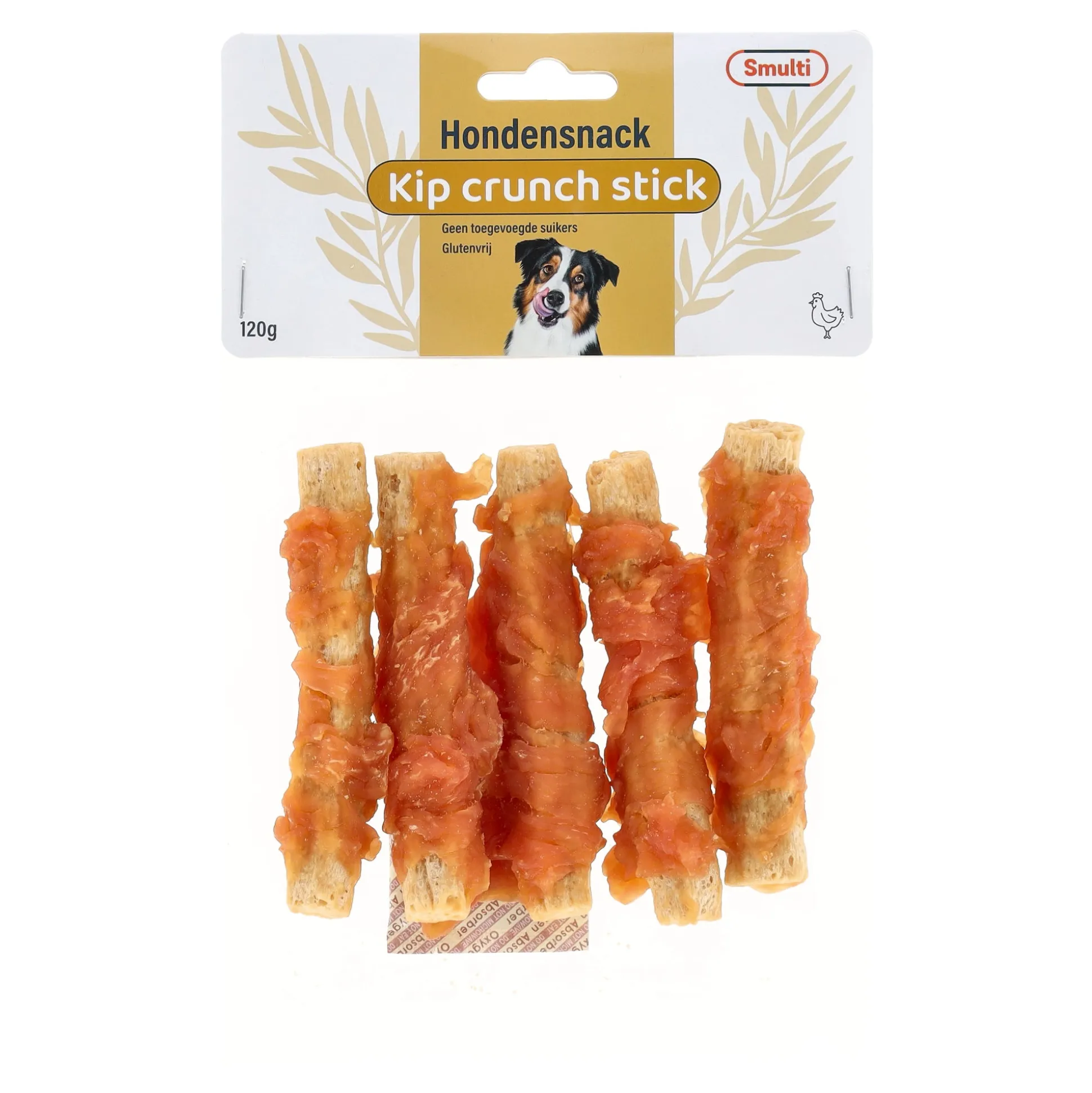 Hondensnack crunch stick kip 85g