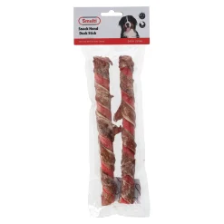 Hondensnack duck stick 24cm duo 2st