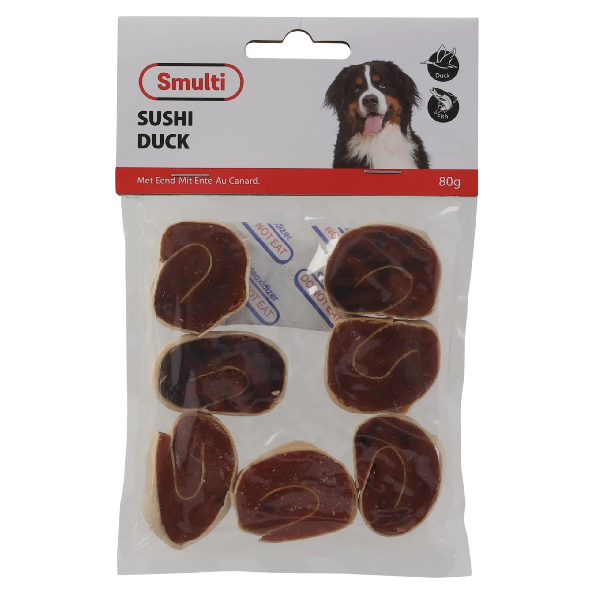 Hondensnack duck sushi 80G