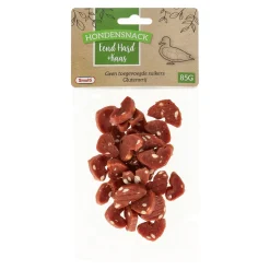 Hondensnack hart eend met kaas 85 g