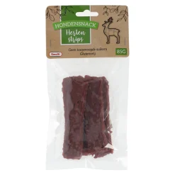 Hondensnack hert strips 85G