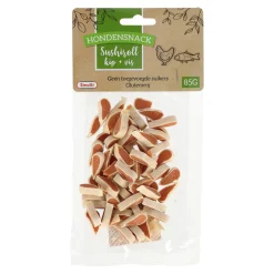 Hondensnack kip met vis sushi roll 85 g