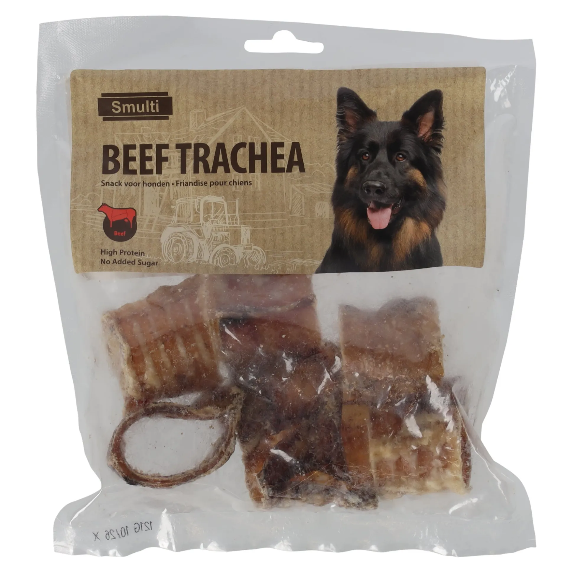Hondensnack nature luchtpijp 5-6cm 100g