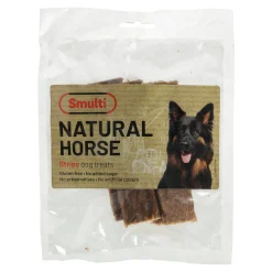 Hondensnack nature paard strips 100g Smulti