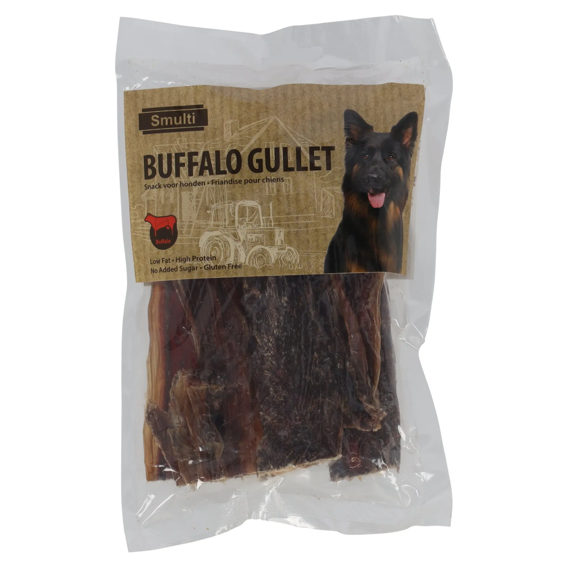Hondensnack nature slokdarm 100g