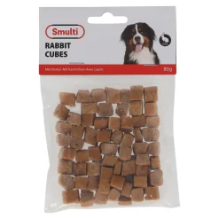 Hondensnack rabbit cubes 80G