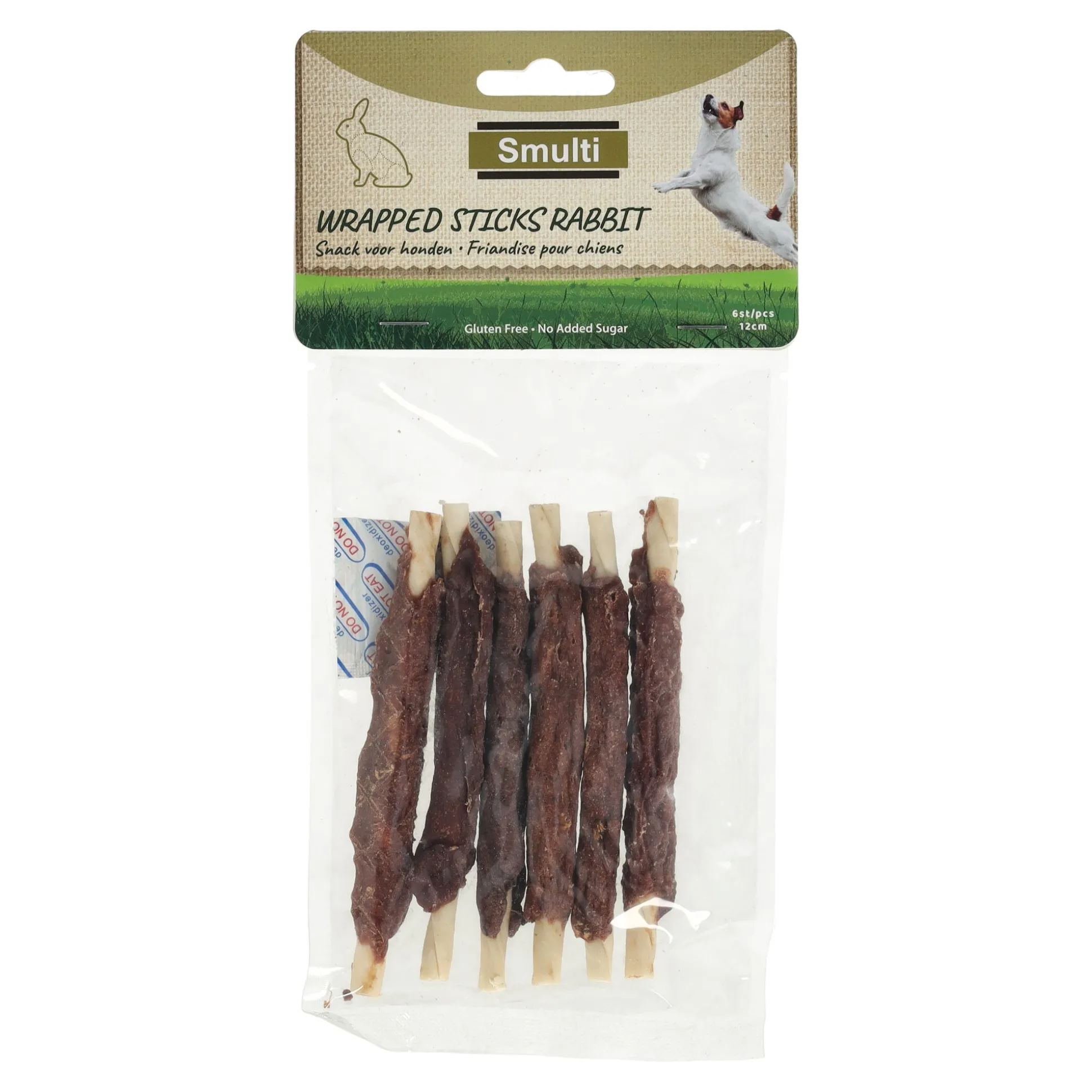 Hondensnack r'hide stick konijn 12cm 6st