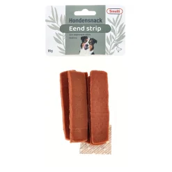 Hondensnack strip eend 85g