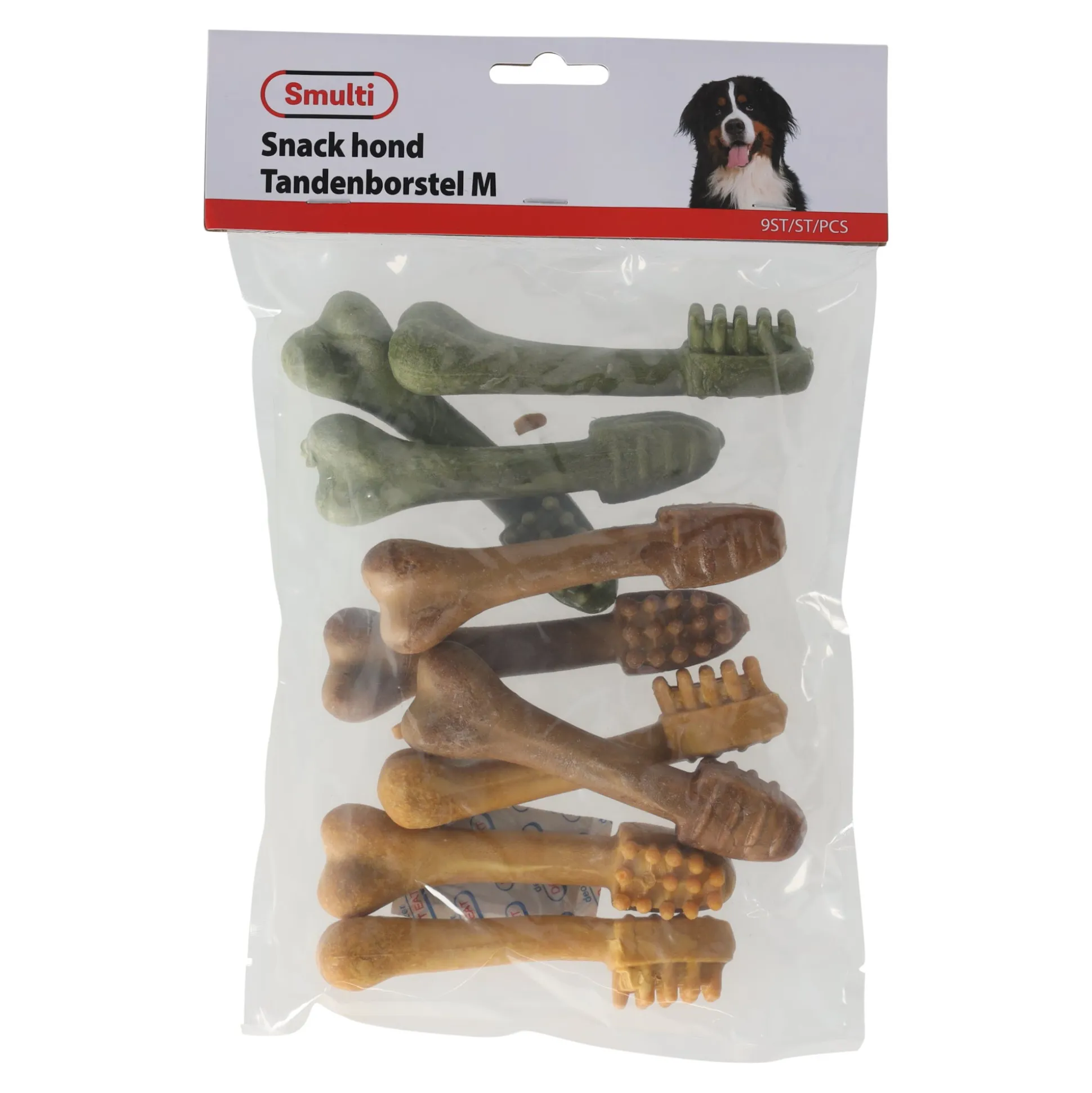 Hondensnack tandenborstel M 9st