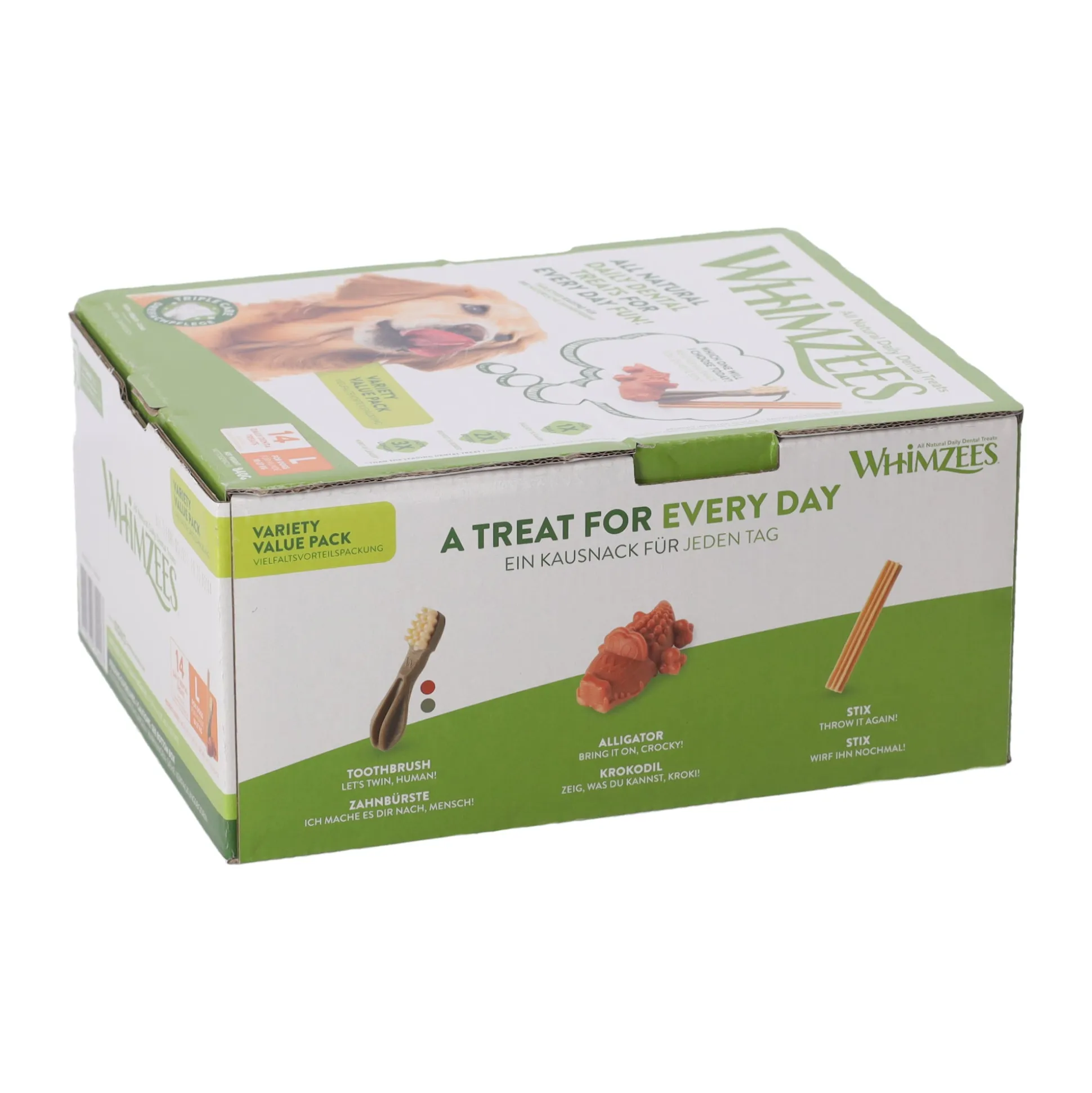 Hondensnack variety box L 14st Whimzees