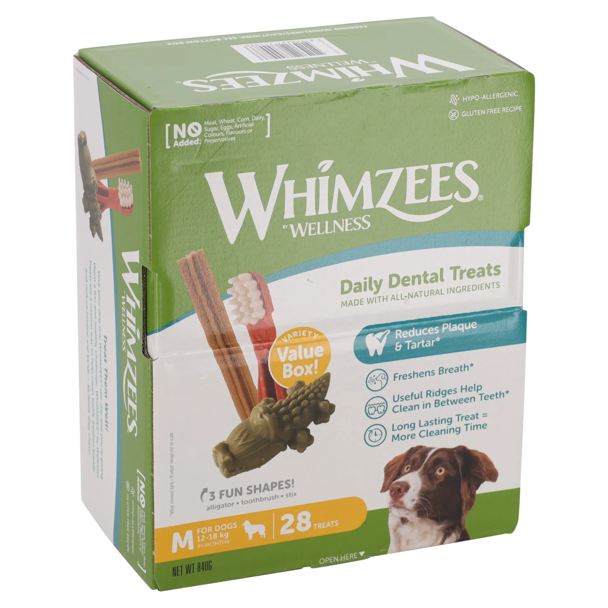 Hondensnack variety box M 28st Whimzees