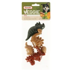 Hondensnack veggie dino mix M 120g Smulti