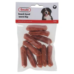 Hondensnack worst kip 100gr