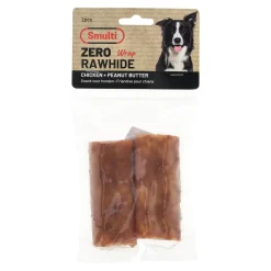 Hondensnack zero rawhide wrap kip met pindakaas 10 c...