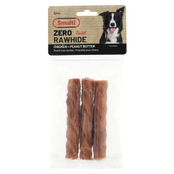Hondensnack zero rawhide twist kip met pindakaas 12,...