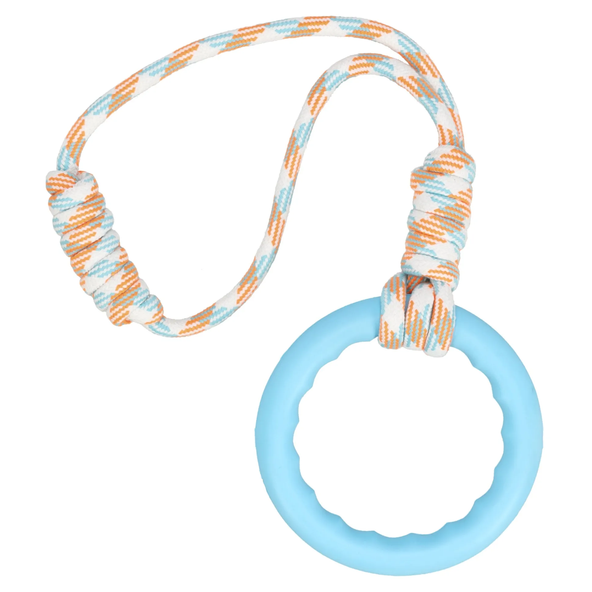Hondenspeelgoed apporteerring+lus drijf 55cm Friendl...