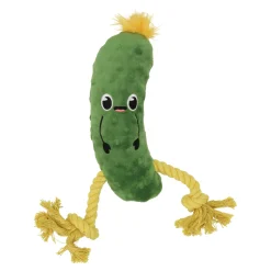 Hondenspeelgoed Augurk+touw groen 30cm Friendly Pet