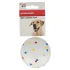 Hondenspeelgoed bal confetti 7cm