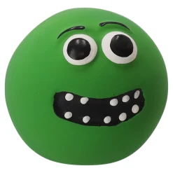 Hondenspeelgoed bal funny face 6cm