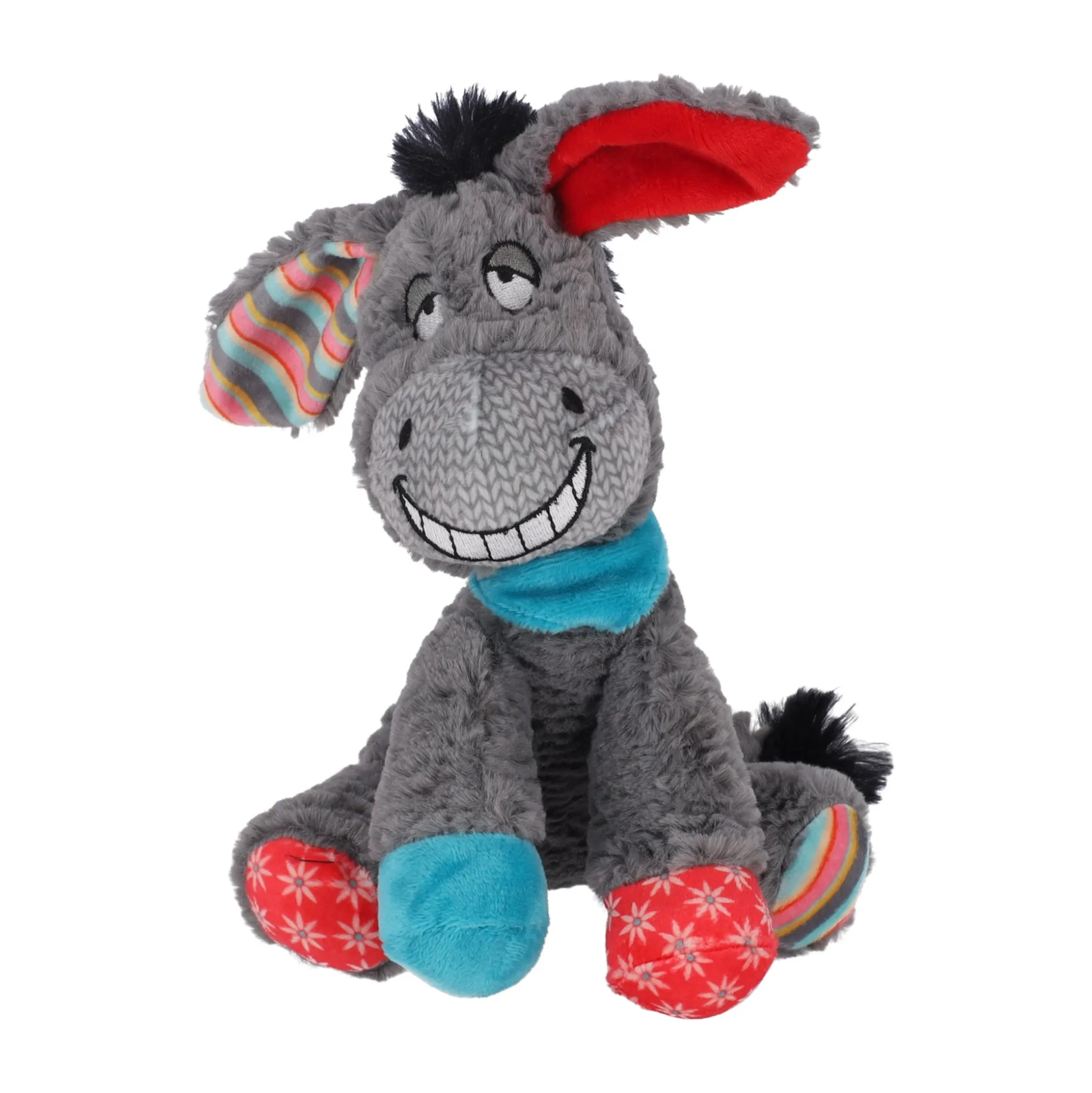 Hondenspeelgoed belly ezel zit 22cm