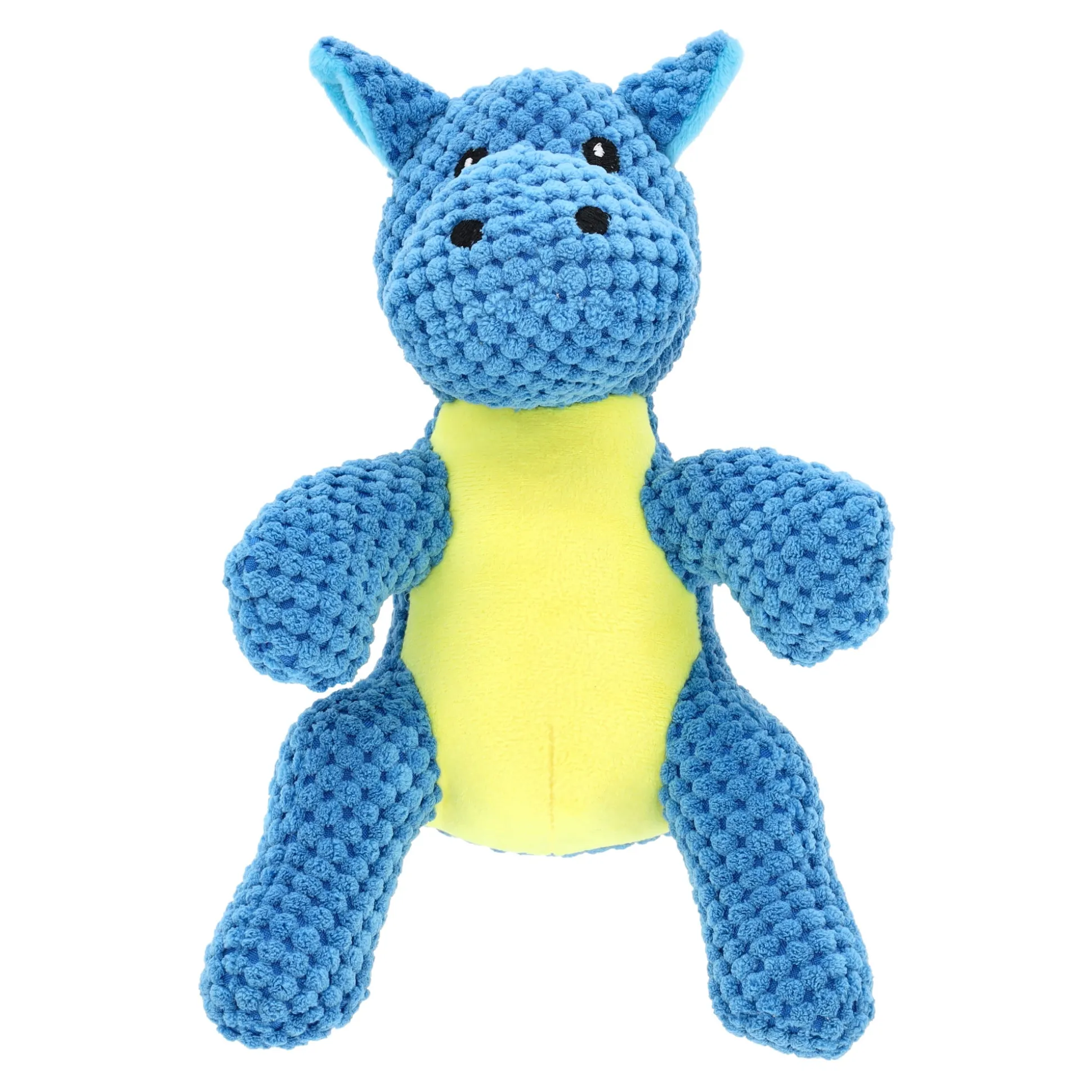Hondenspeelgoed dino blauw 27 cm