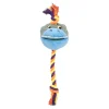 Hondenspeelgoed draak met touw TPR 36cm