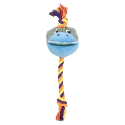 Hondenspeelgoed draak met touw TPR 36cm