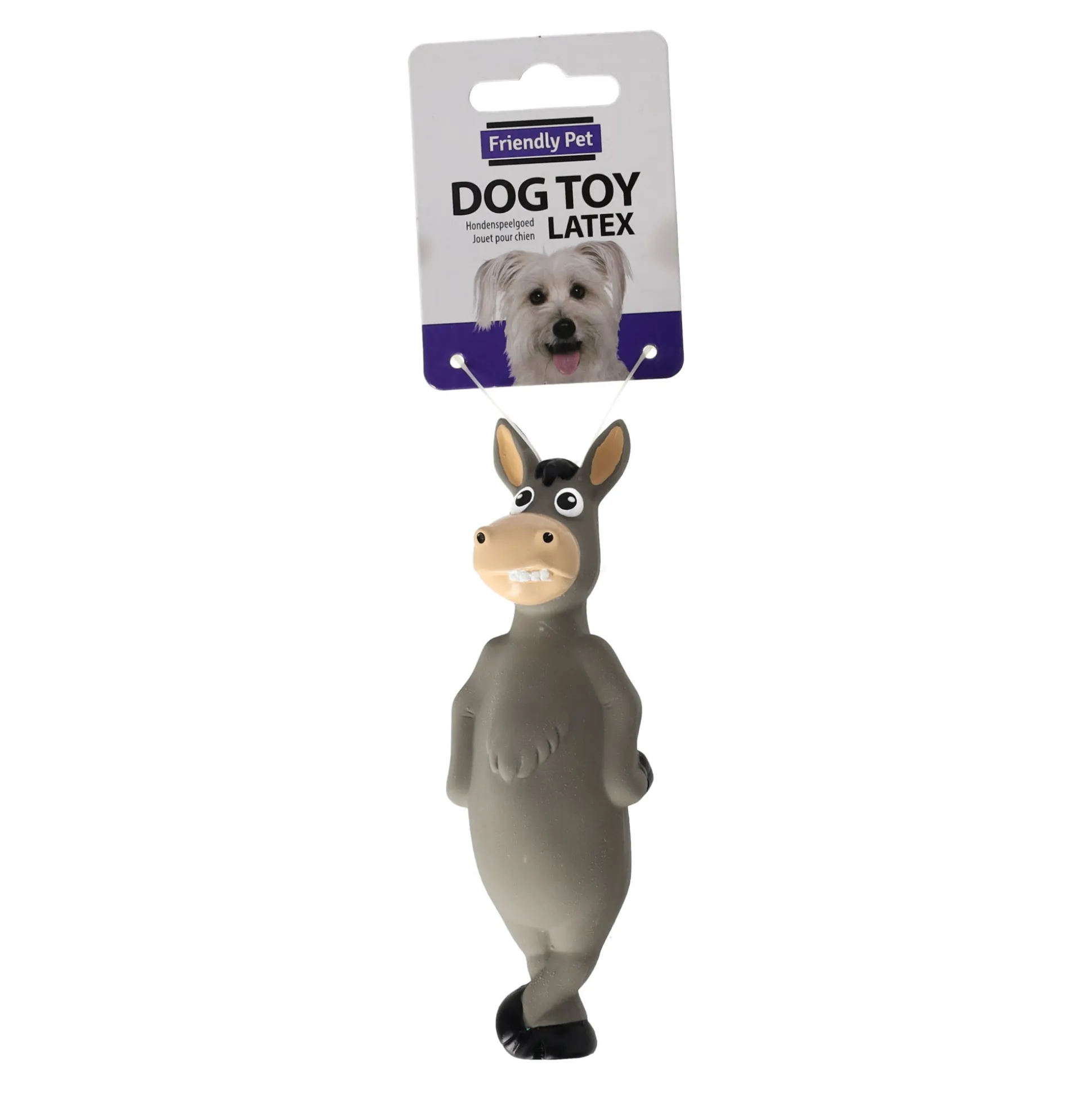 Hondenspeelgoed ezel squeaky 15cm