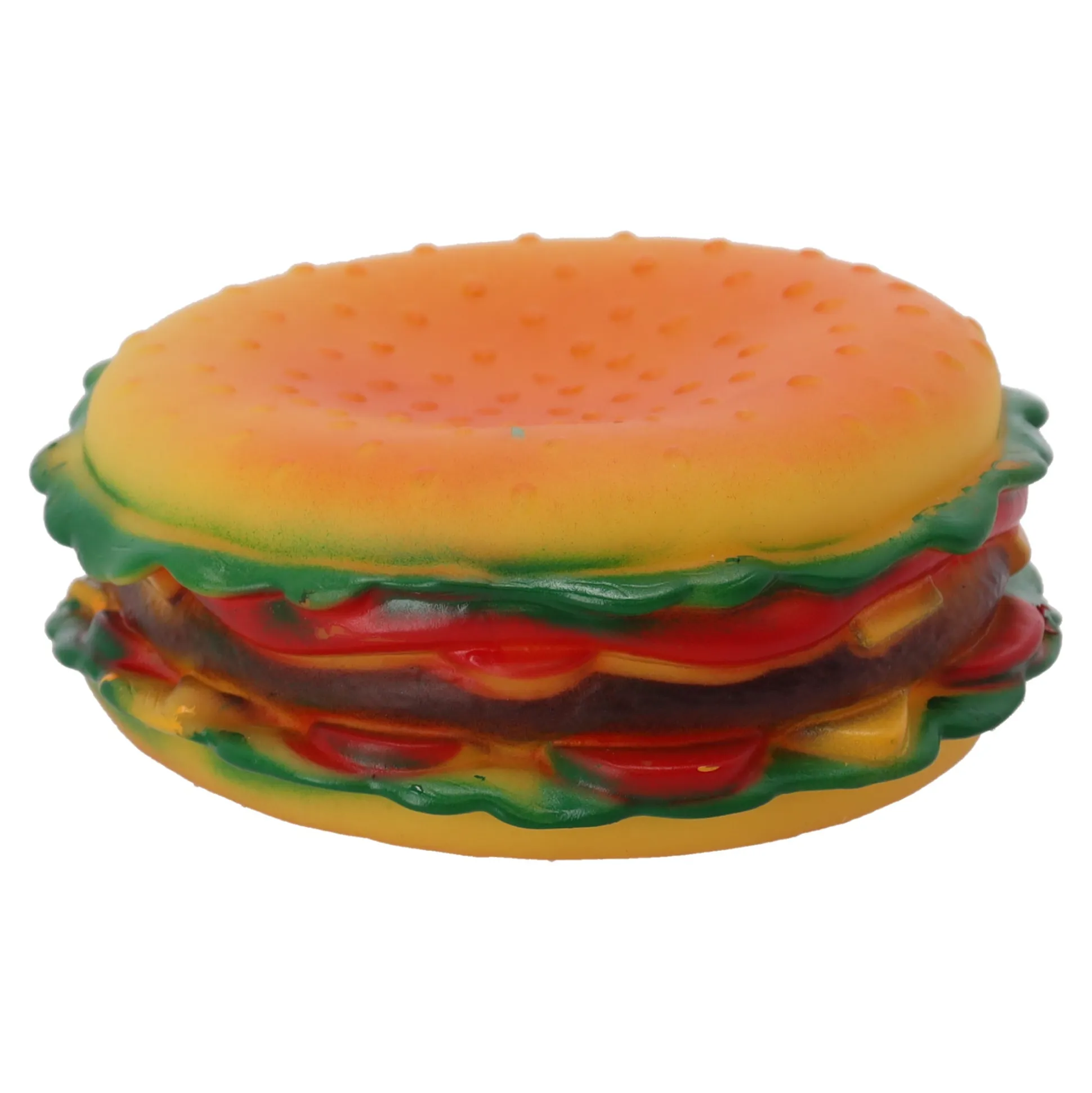 Hondenspeelgoed hamburger groot 15cm