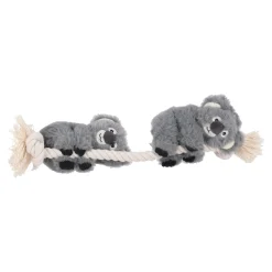 Hondenspeelgoed Hangta koala + touw grijs S 40cm