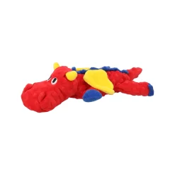 Hondenspeelgoed Jorre draak rood 23x35x8cm